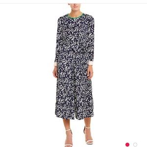 Eliza J Navy Floral Pantsuit